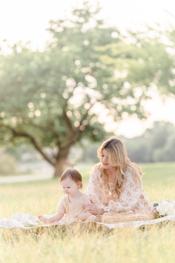 Dallas Family Photography session between mom and baby by Tonaya Noel Photography