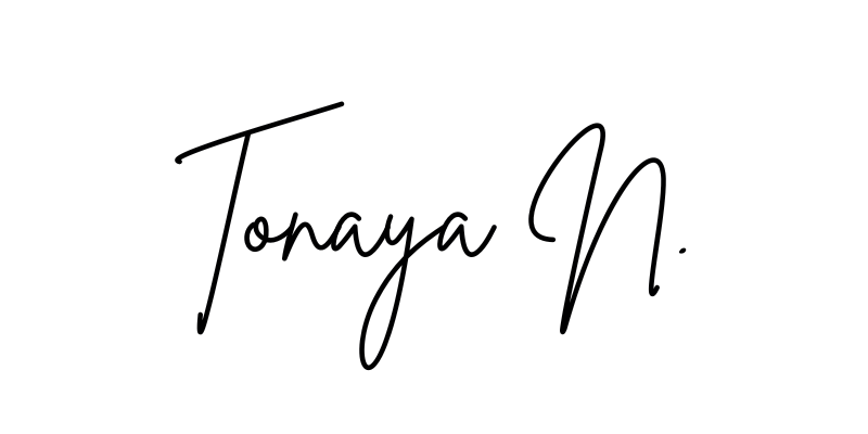 Tonaya Noel Photography Signature Logo