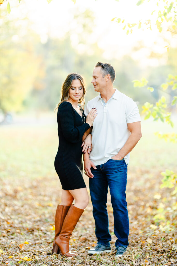 Couple session at Erwin Park in Mckinney, TX