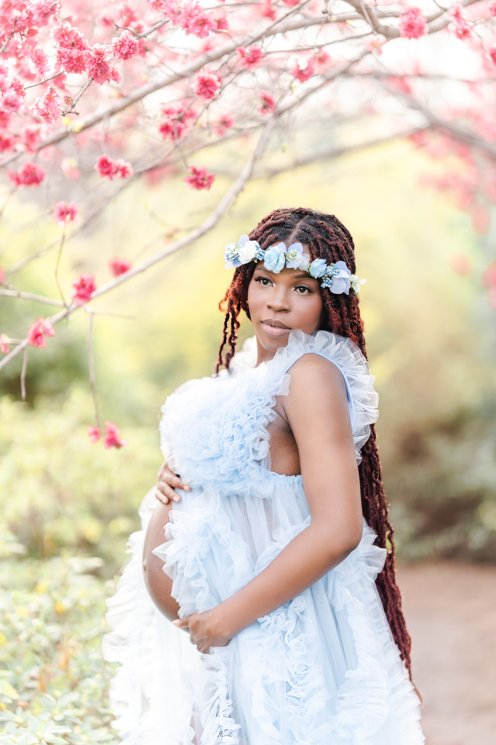 Timeless family portraits at the Dallas Arboretum surrounded by seasonal flowers and gardens.