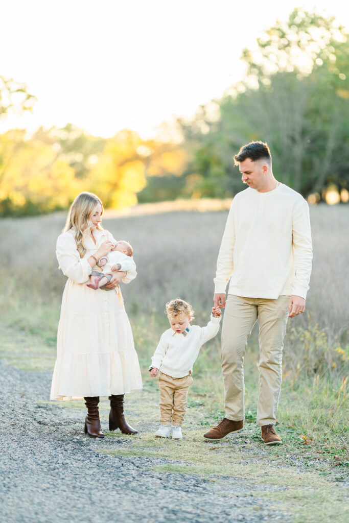 Family session at Erwin Park in Mckinney, Texas.