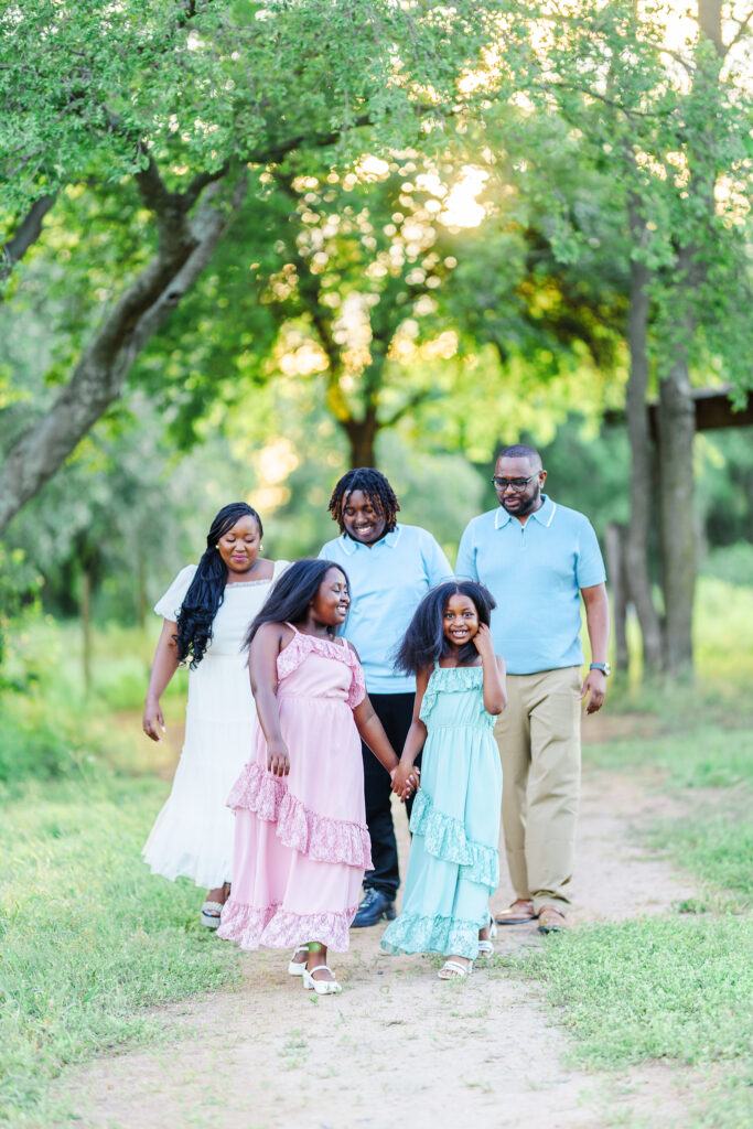Family session at Parker Rose  Garden by Tonaya Noel Photography a Dallas family photographer.
