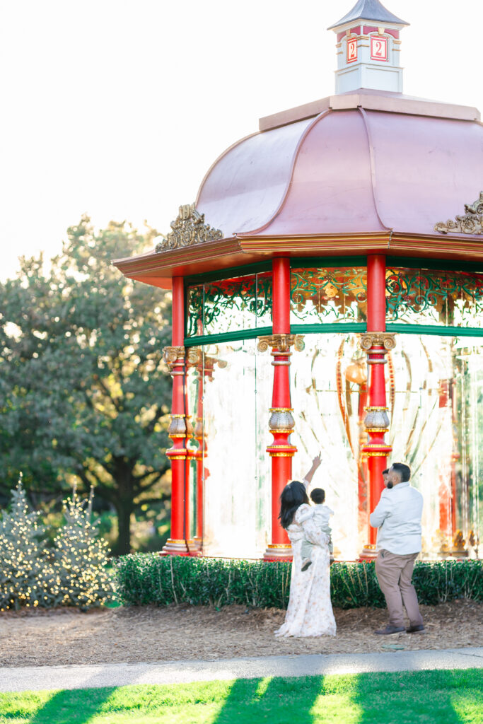 Dallas Arboretum holiday at night