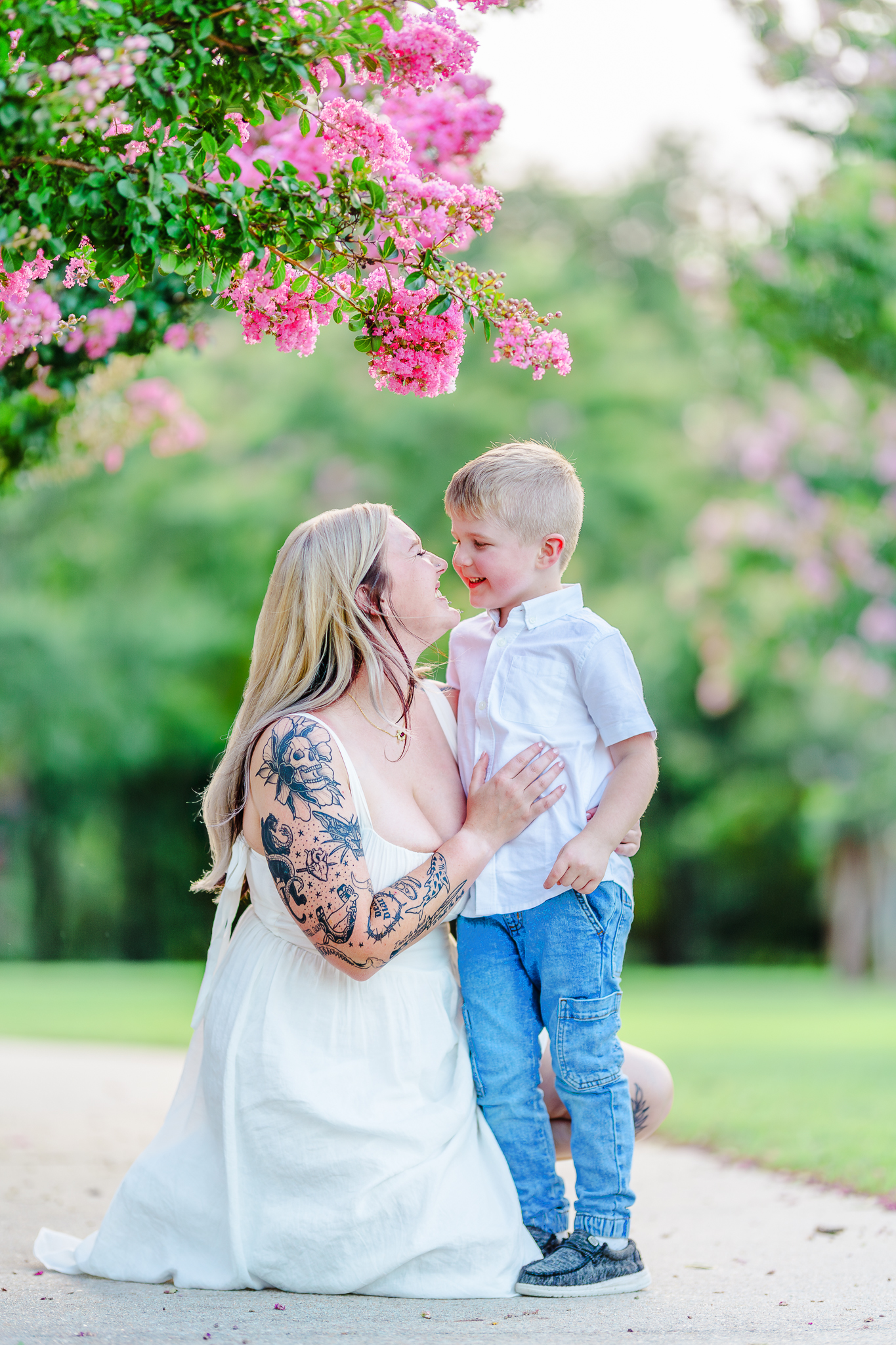 Mckinney family photographer crape myrtle park.2